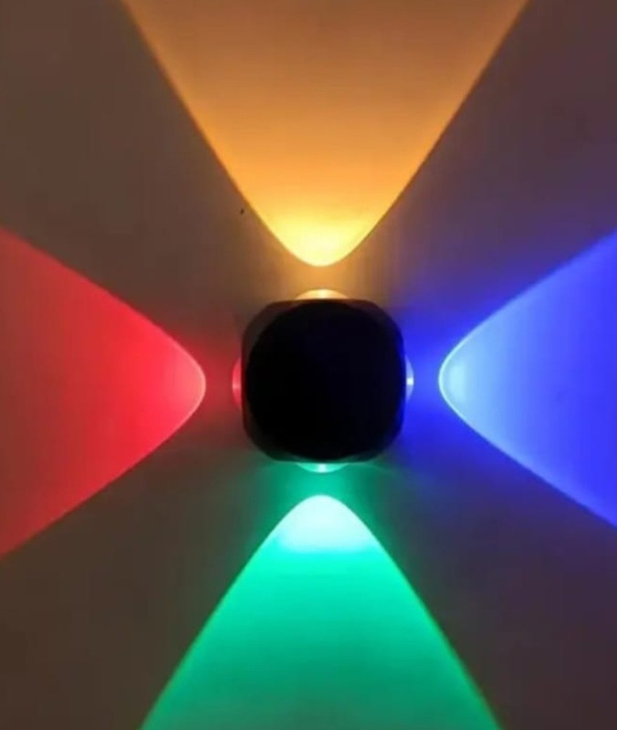 aadi 4way Led indoor and outdoor lamp updawn right left Post Light Outdoor Lamp(Multicolor)