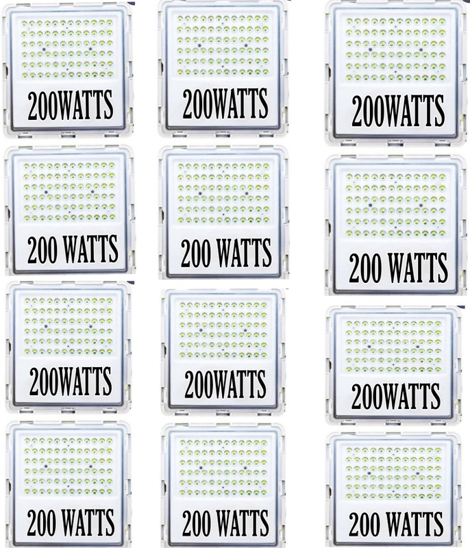 GoKart ® 250 Watt LED Flood Light Outdoor, Cool White, IP66 Waterproof Outdoor Flood lights for Factory,Commercial Place,Yard, Garden, Playground -Pack of 1 (1 years warranty) Flood Light Outdoor Lamp(White)