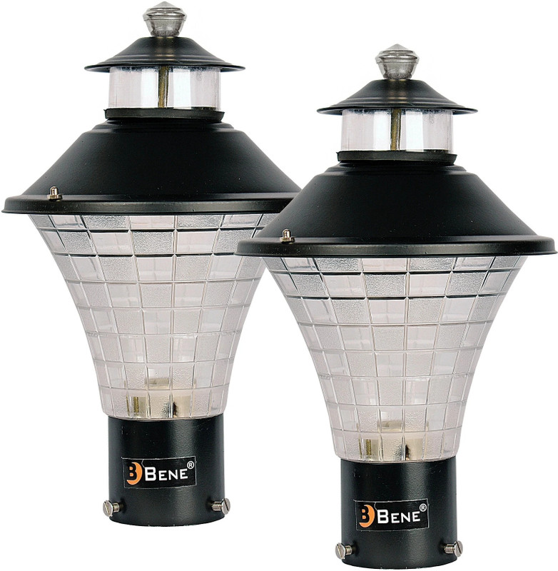 BENE Garden Light Zauber 20 Cms, ( SS Finish, Pack Of 1 Pc) Gate Light Outdoor Lamp(Steel)
