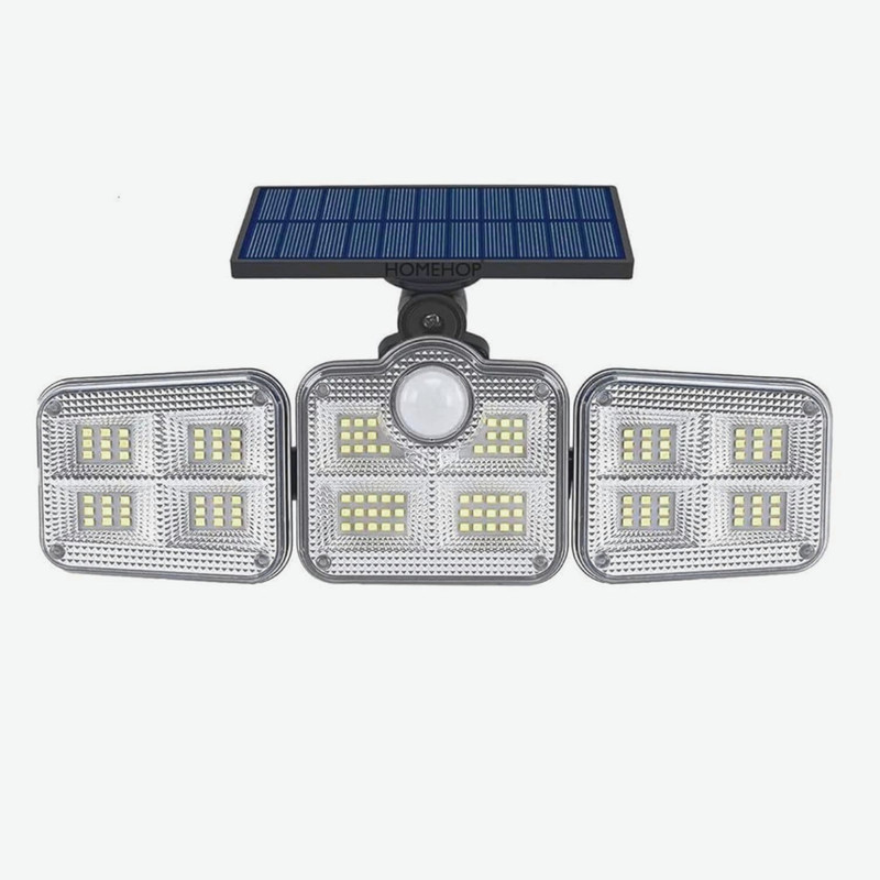 Homehop Solar Outdoor Wall Light Lamp Motion Sensor For Home and Driveway (No Remote) Gate Light Outdoor Lamp(White)