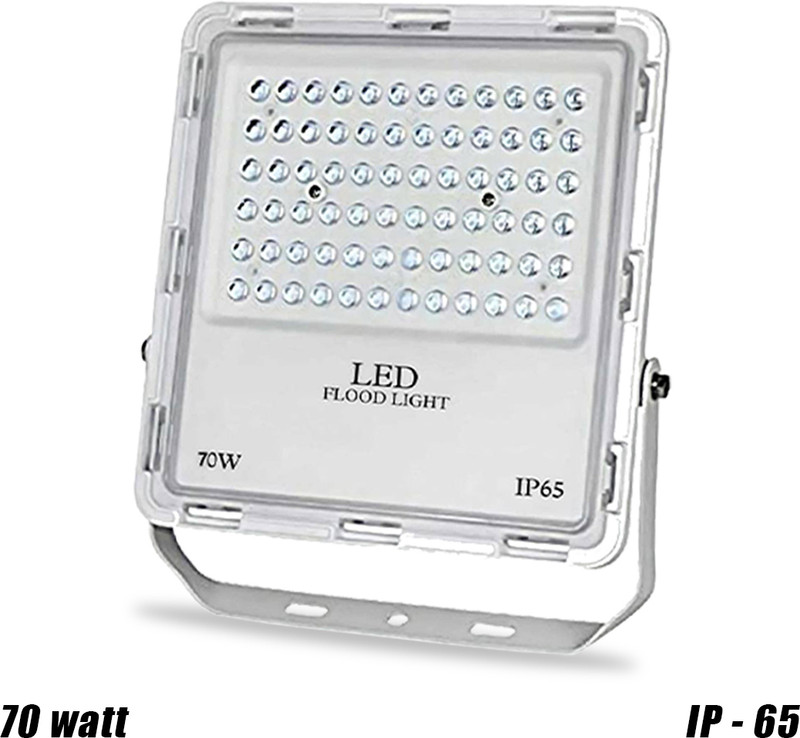 YOROTO Water-Proof High Brightness Aluminium LED 70 Watt Ultra Slim Flood Light Outdoor Lamp(White)
