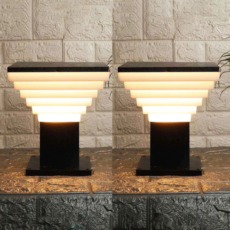 Brightlyt GL30 Gate Light Outdoor Lamp(Black, White)