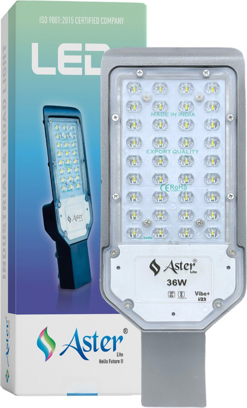 ASTER LITE Vibe+ 36W LED Street Light IP66 Waterproof (Pack of 1) Flood Light Outdoor Lamp(White)