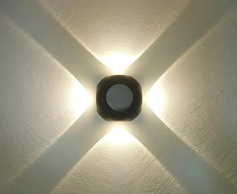 Piano WARM WHITE FOUR WAY LIGHT Post Light Outdoor Lamp(Yellow)
