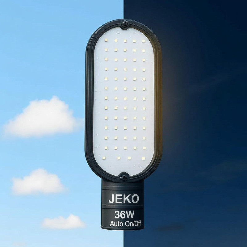 Jeko 36W LED Street Light with Motion SensorEnergy-Efficient Lamp for Street, Garden, Parking (Pack of 1) Street Light Outdoor Lamp Street Light Outdoor Lamp(White)