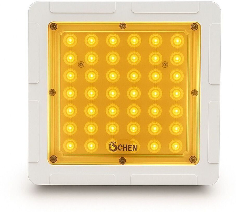 SCHEIN Bright 30W LED Flood Light, IP66 Waterproof, for Indoor/Outdoor Use, Energy-Saving Flood Light Outdoor Lamp(Yellow)
