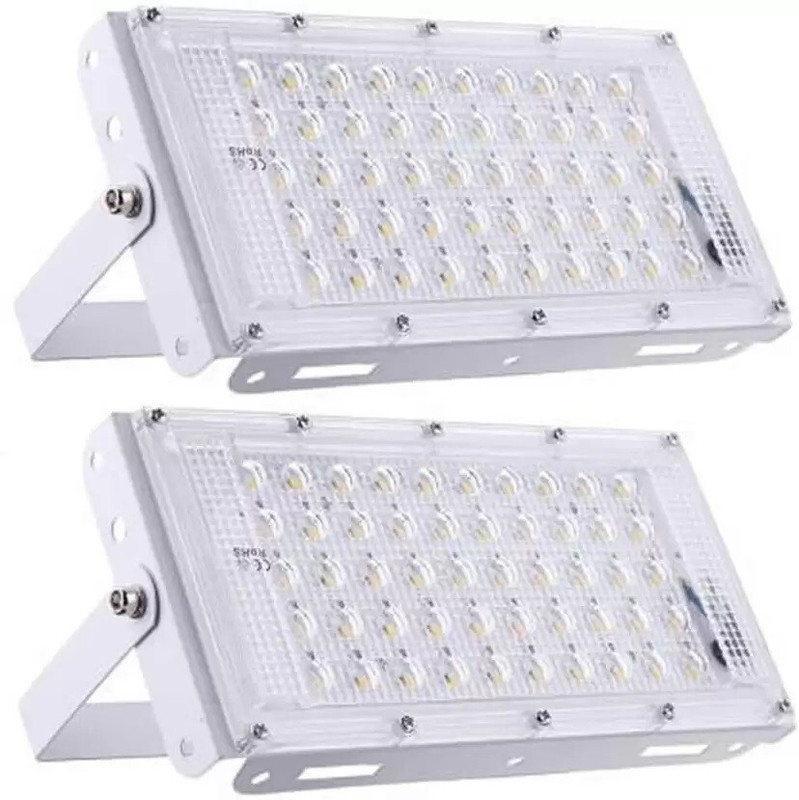 Crompton LDFLTAB50CDL-Pack of 1 Flood Light Outdoor Lamp(White)
