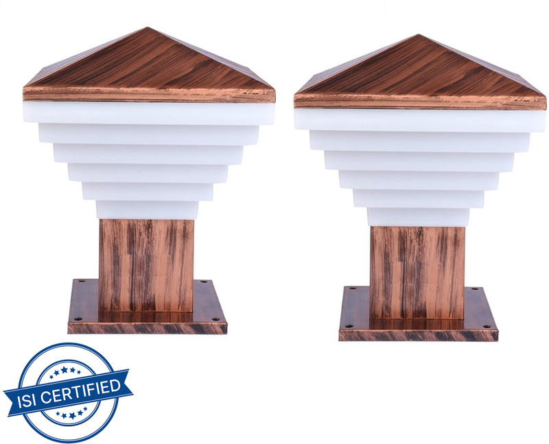 HomesElite Outdoor Lighting Antique Gate Light Outdoor Lamp(Brown)