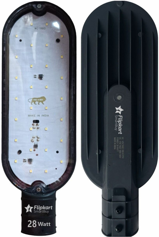 Flipkart SmartBuy 28Watt Led Street Light-Flood Light-Waterproof Outdoor Light-LED Light- Street Light Outdoor Lamp(White, Grey)