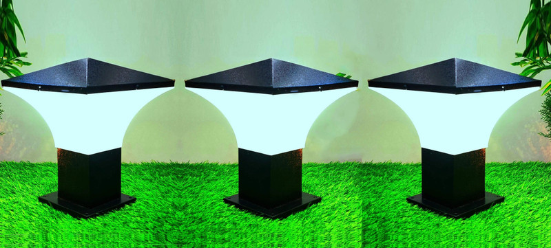 Brightlyt GL01_3PC Gate Light Outdoor Lamp(Black, White)