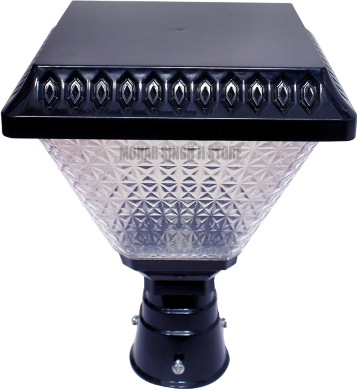G CHHARIYA TRADERS GATE LIGHT FOR HOME GATE WATERPROOF PACK OF 1 LED NOT INCLUDED Gate Light Outdoor Lamp(Black)