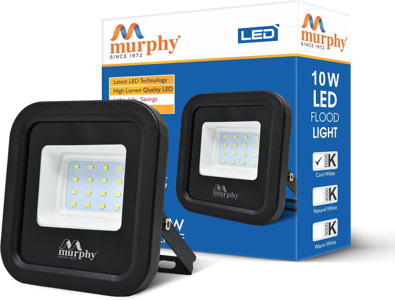 MURPHY MLAC-FL-10 Flood Light Outdoor Lamp(Black)