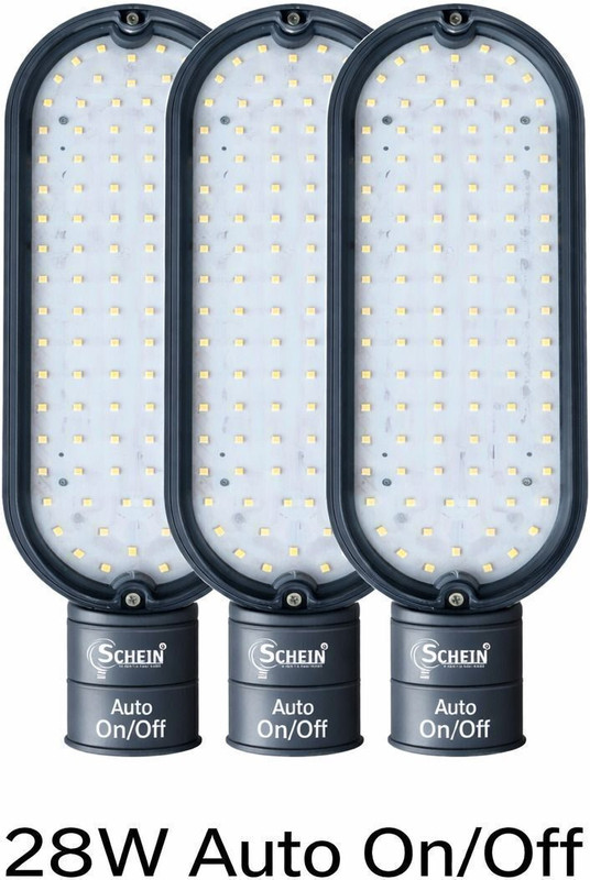 SCHEIN 28W STREET LIGHT 120LED DAY NIGHT SENSOR Street Light Outdoor Lamp(White)