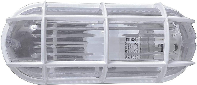Volt Light 18watt PVC Deluxe Bulkhead Light for Home/Garden/blacony and Offices Indoor/Outdoor Gate Light Outdoor Lamp(White)