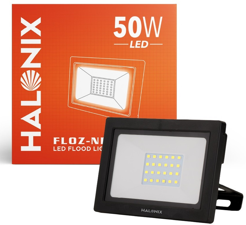 HALONIX 50W Led waterproof IP66 Flood Light Outdoor Lamp(Black)