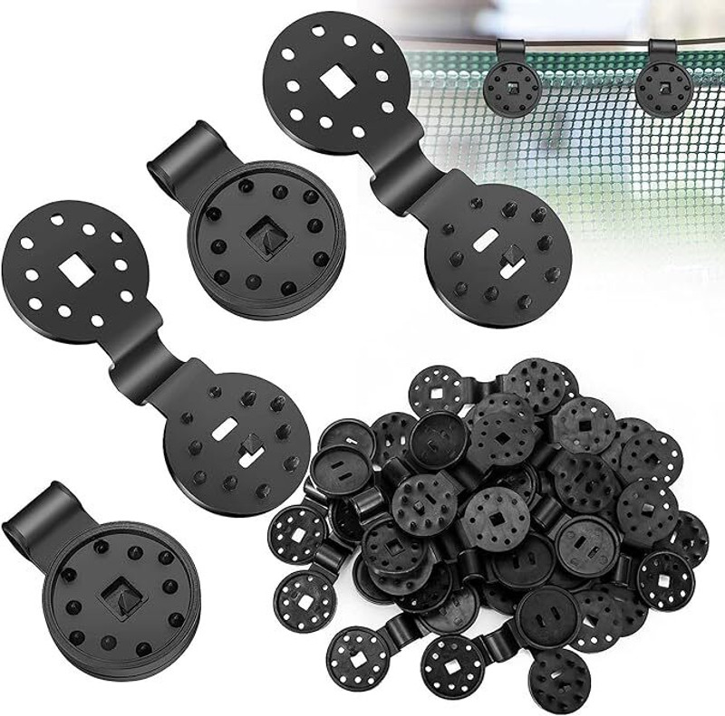 Aurum Aura Shade Cloth Clips Heavy Duty Lock Grip Clip - Anti Bird Netting Shade Cloth Clip Plastic Cloth Clips(Black Pack of 30)