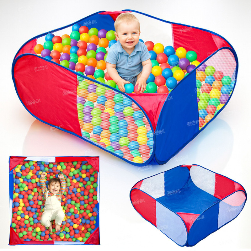 FIDDLERZ Ball Pool for Kids Ball Pit Foldable Ball Pool Tent Ball Tub Play Pool(Multicolor)