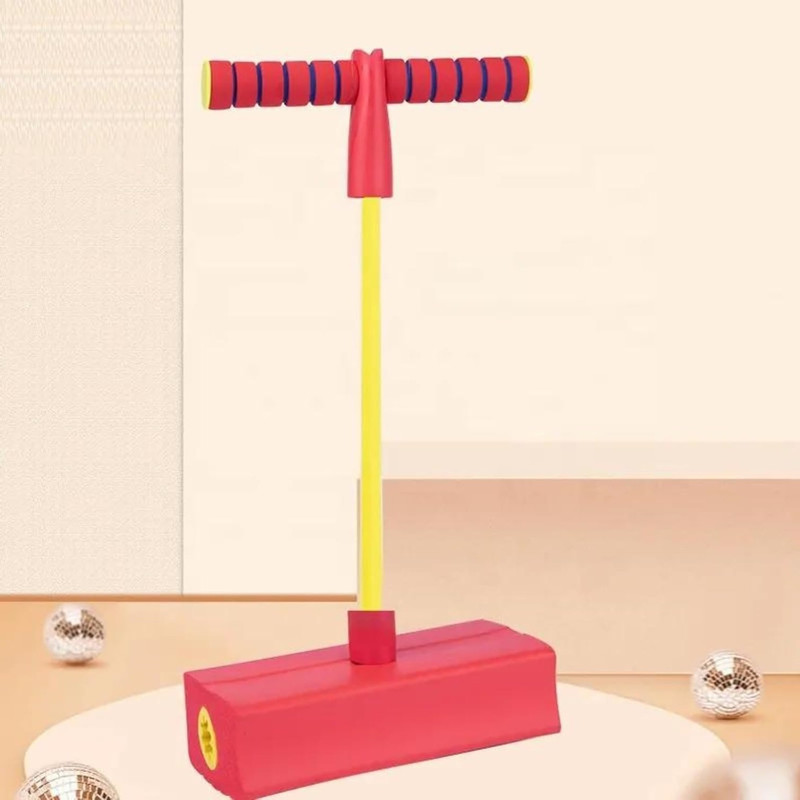 SKYBUCKET Kids Jumping Pogo Stick Foam Jumper Toy Safe Indoor Outdoor Play(Multicolor)