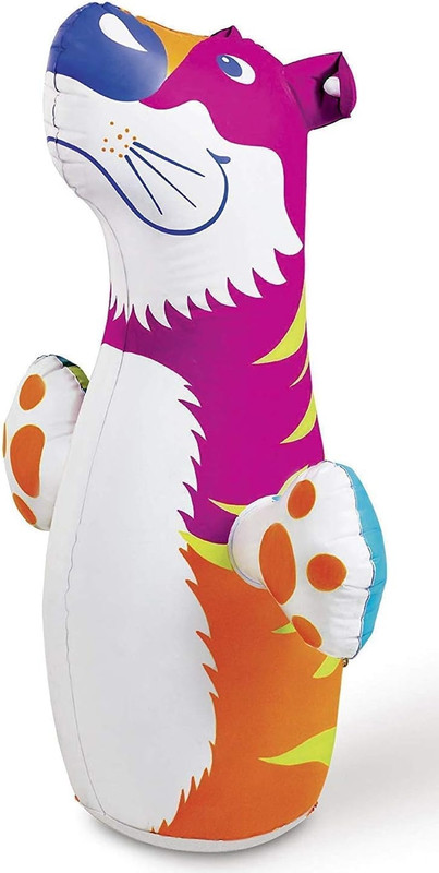 SOPALI Hit me toy for kids 3 D inflatable water base toy(Multicolor)