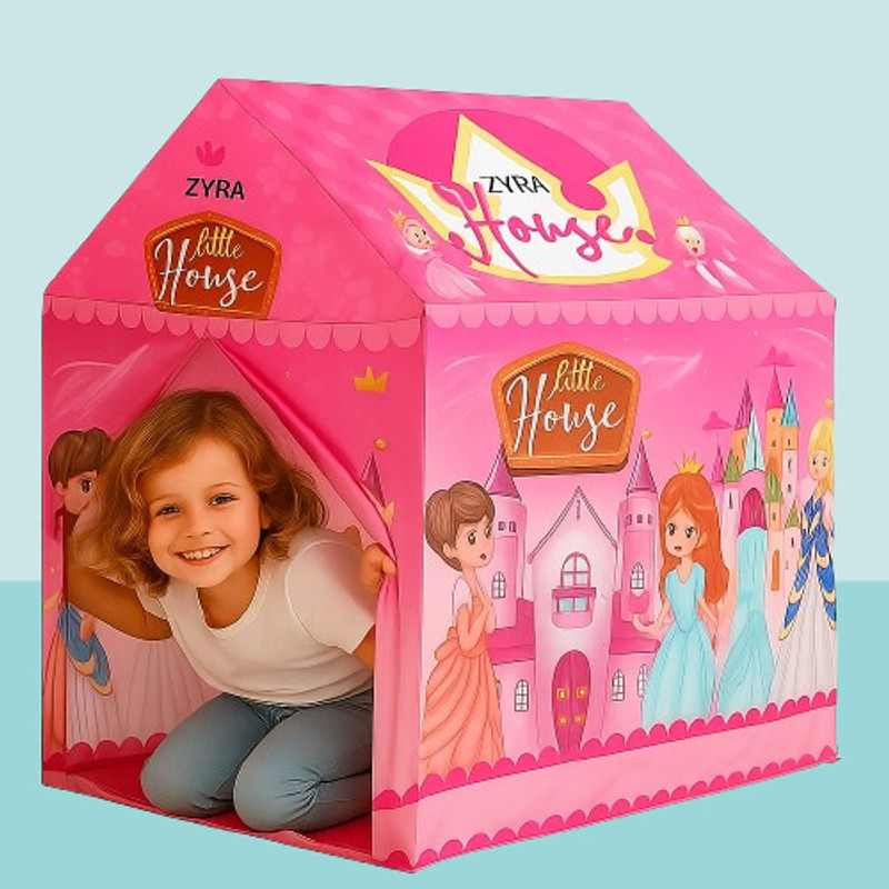 Zyra Play Tent House for Kids Toys for 2 3 5 6 to 8 Years Old Girls Boys and all(Pink)