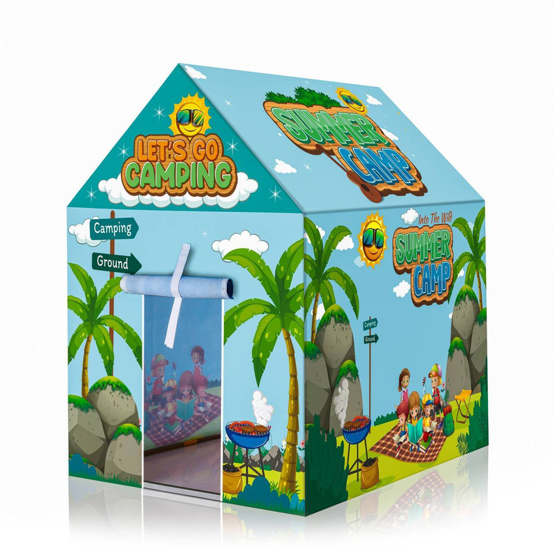 TOOBIL PATHSALA THEME PLAY TENT HOUSE(Multicolor)