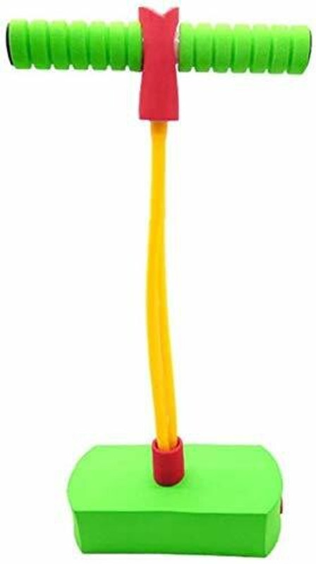 IRIS Foam Pogo Jumper for Kids - Fun and Safe Jumping Stick - Pogo Stick for Kids - Pogo Jump Makes Squeaky Sounds - Holds up to 250 lbs - Great Gift for Boys and Girls (Blue)(Blue)