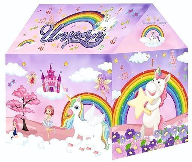 dharmanandan creation Unicorn Fantasy Kids Play Tent House(Multicolor)