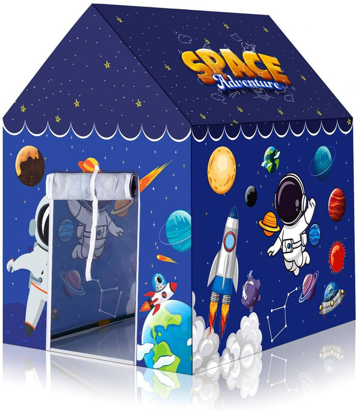 TOOBIL Space Theme Kids Play Tent House (90x81x62) CM.(Blue)