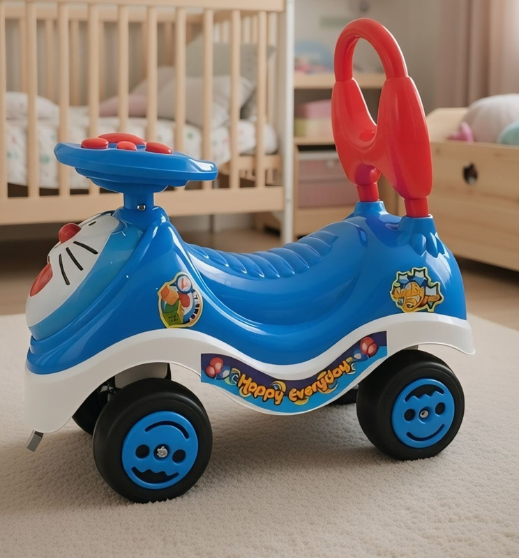 oh baby Doraemon rideons & Wagons Non Battery Operated(Multicolor)