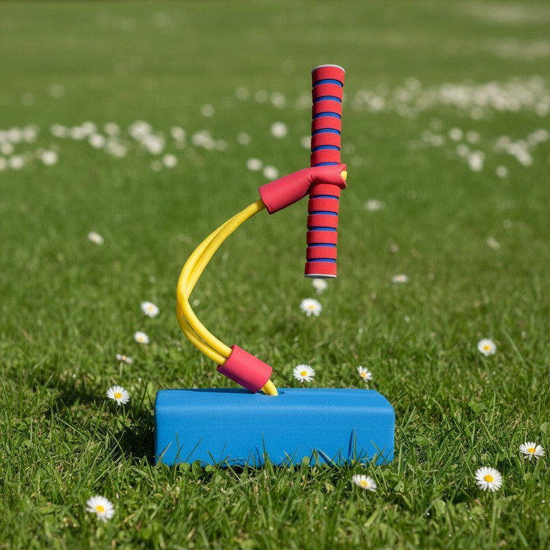 Suvaniq Foam Pogo Jumper for Kids Safe Bounce Hopper Toy Indoor Outdoor Play(Multicolor)