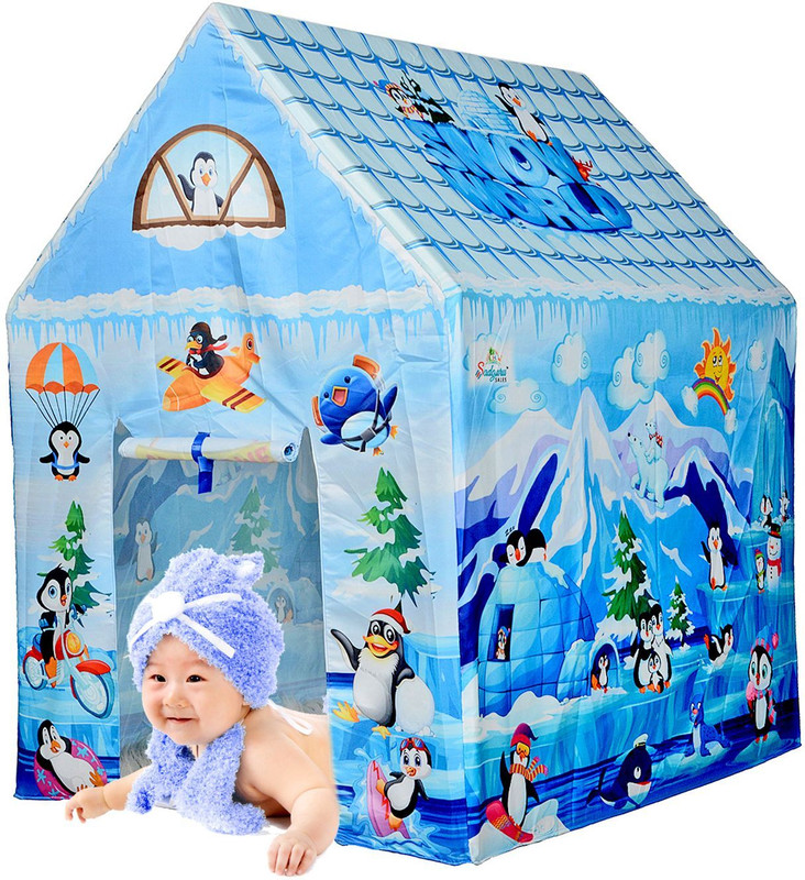 Kalptarucreation Heavy Snow fall smoothy Tant house for the kids(Blue)