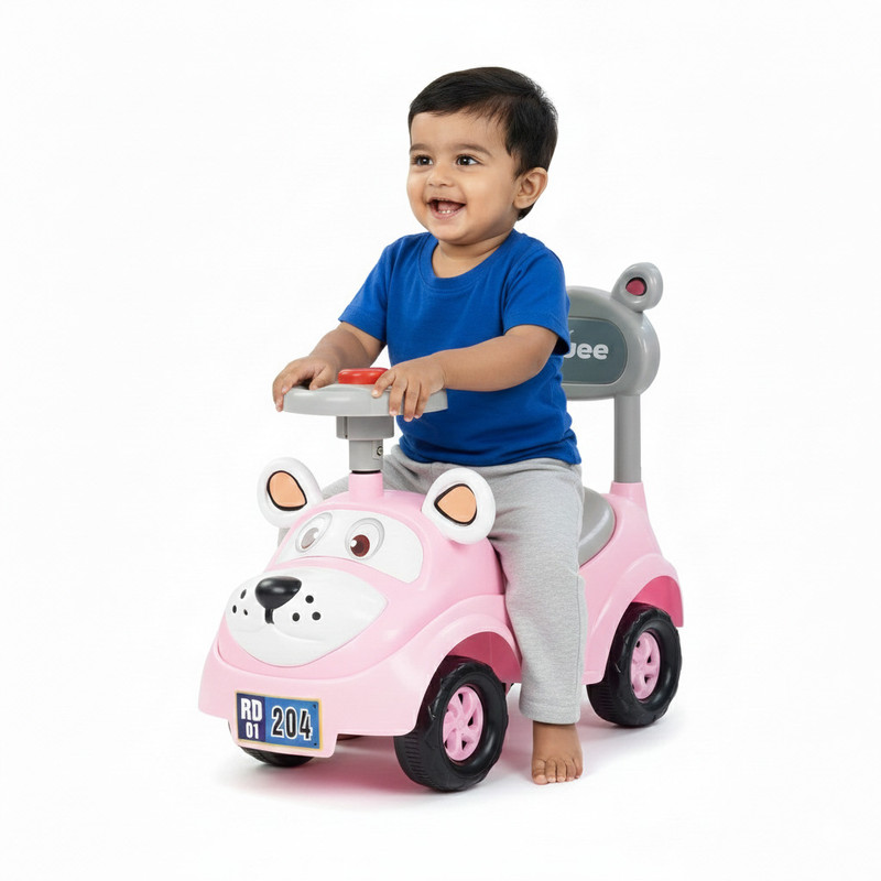 TOYPROFESSOR Push Ride on for 1 to 3 Years Boy Girl Upto 25 Kgs (PINK)(Purple)