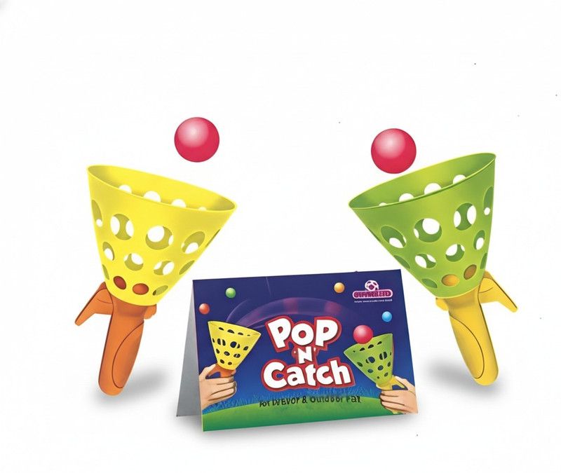 creativetoy POP-N-CATCH Ball Throwing Ball Pop Basket Ping Pong Game Set For Boys, Girls(Multicolor)