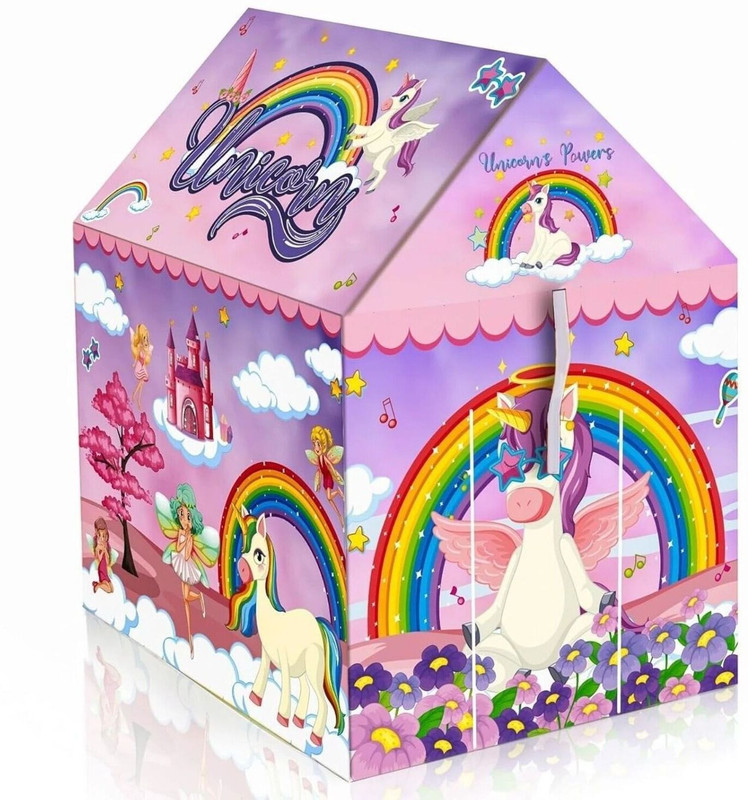 playmint Colorfull and Extremely Light Weight Indoor and Outdoor Kids Play Tent House(Purple)