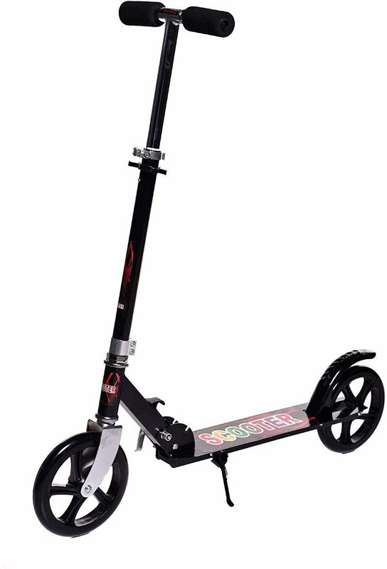 IRIS Scooter for Adult Youth Kids - Foldable Adjustable Portable Ultra-Lightweight | Teen Kick Scooter with Shoulder Strap, Birthday Gifts for Kids 3 Years Old and Above |(Black)