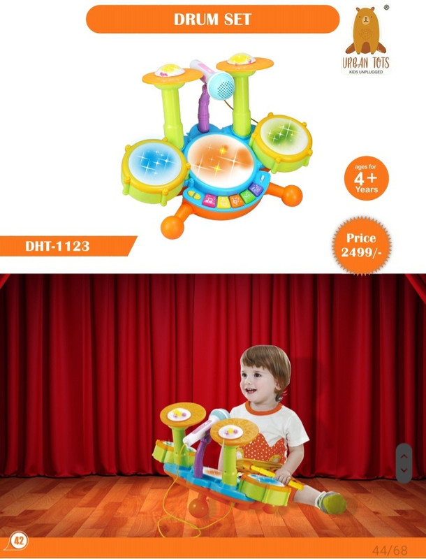 oh baby DRUM SET(Multicolor)