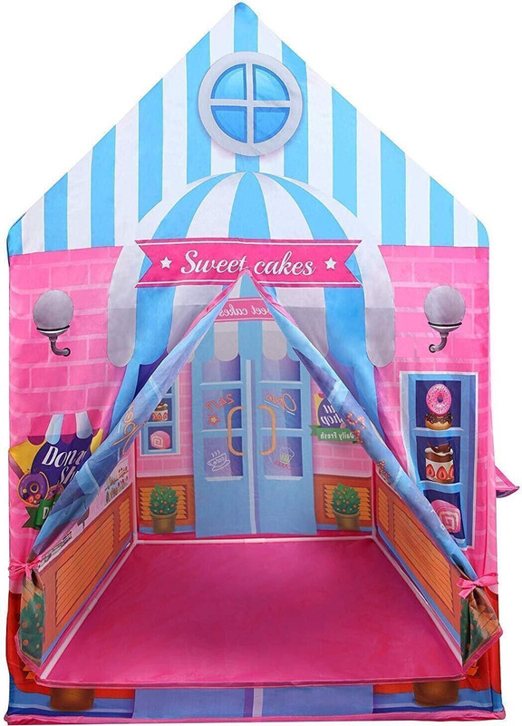 Eligent Enterprise Kids Play House Tent for 10 yrsKids Candy House_PK67(Multicolor, Blue)