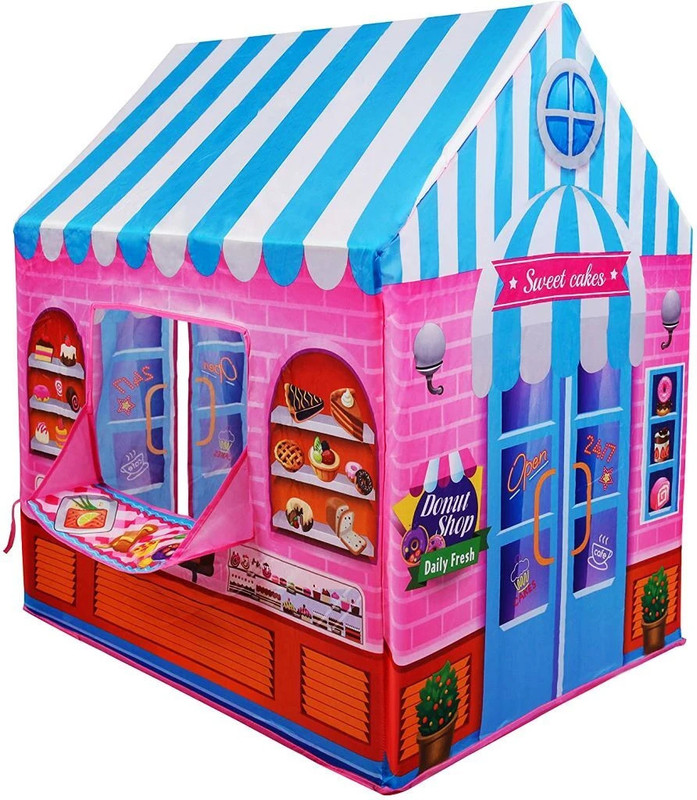 MAYRAENTERPRISE Happy Camp Castle children playing tant house(Multicolor)
