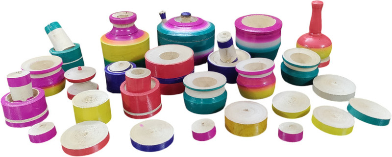 Arembi wooden choppu saman(Multicolor)