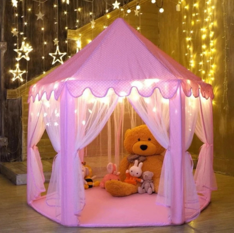 Jayaansh Traders Princess Castle Tent House For Kids Tent House for Kids..-A(Multicolor)