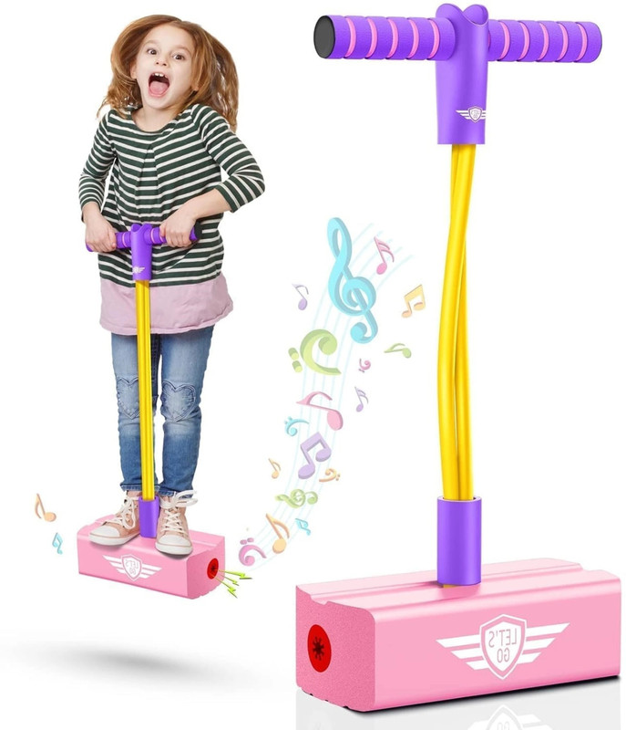 TOOBIL Pogo Jumper Fun and Safe Pogo Stick for Kids(Multicolor)