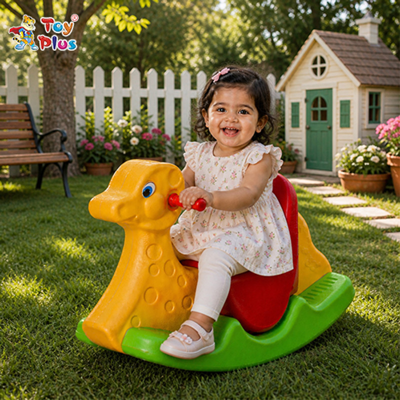 Toy Plus Kids Rocker Toy with Anti-Slip Base & Comfortable Design(Multicolor)