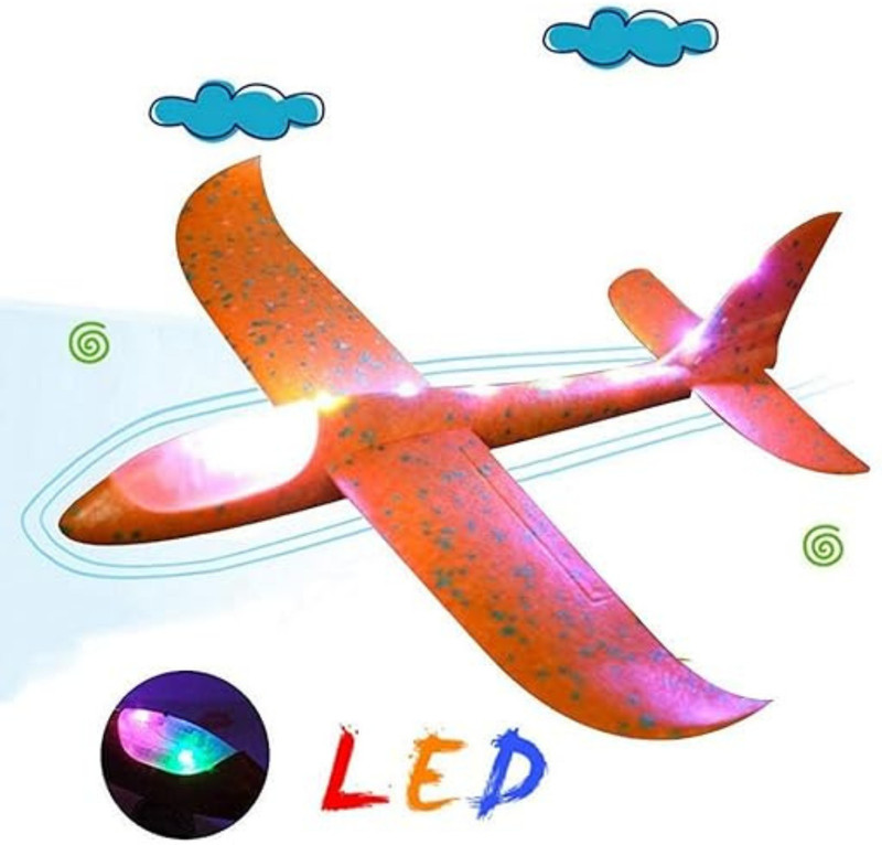 GKzon Foam Plane Kids Toys Hand Throw Flying Glider Planes Foam Aeroplane Model(Multicolor)