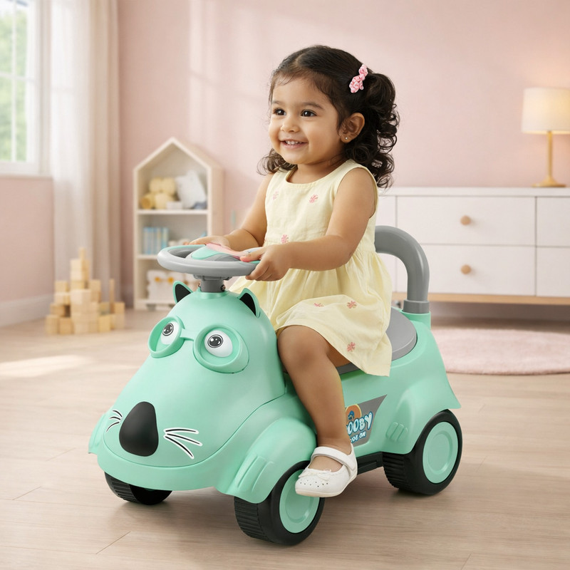 SPEEDFOX Kids Ride On Push Car | Steering Toy Car for Toddlers 1-3 Years | kids rider(Green)