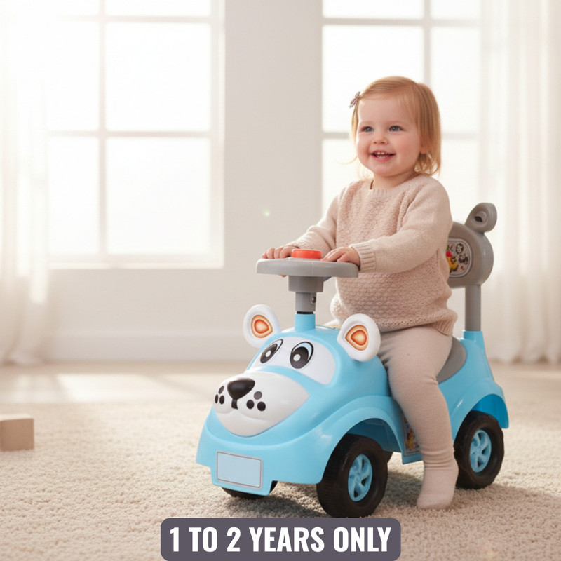 VARAA G BEST QUALITY SCOOTER, MUSIC & STORAGE, MADE IN INDIA,BEST FOR 1 TO 2.5 YEAR(Blue)