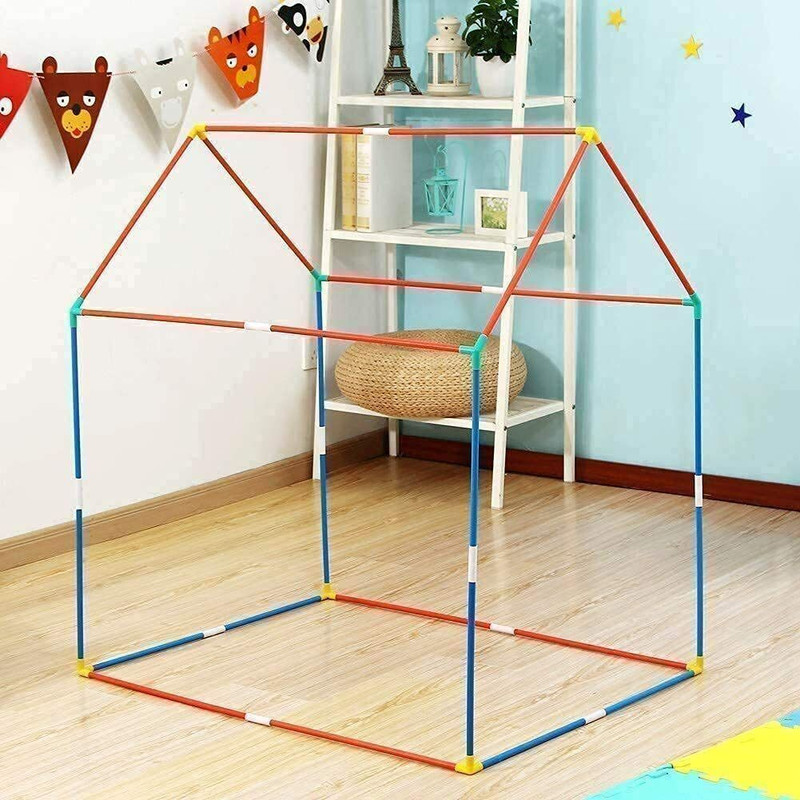 Modinity Mahadev Kids Play Hut for 3-15 Year Old Girls and Boys (ABCD)(Multicolor)