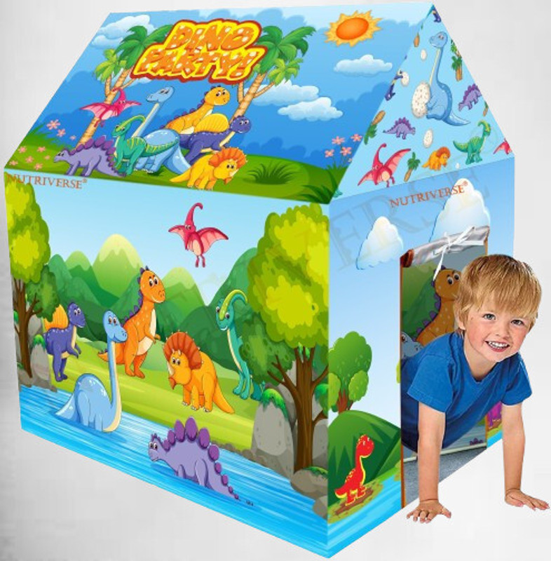 Nutriverse New Tent House For Kids Large Size Jumbo Tent House (Multicolor)_FK193(Multicolor)