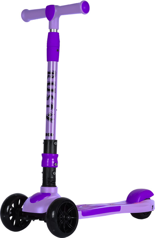 KOKO Rusty Kick Scooter with Adjustable Height and Portable For Age 3+(Weight: 40kg)(Purple)