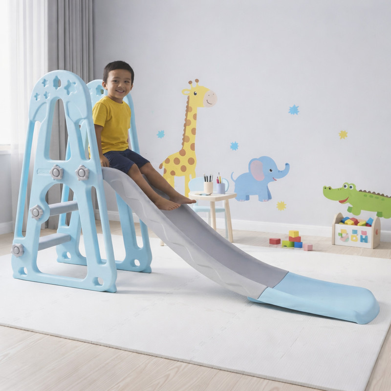 Her Home Garden Slide for Kids - Super Garden Slider with Extended Buffer Zone(Multicolor)
