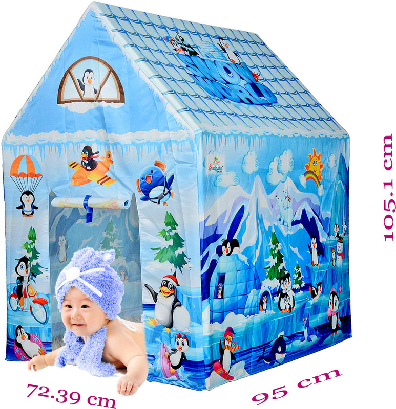 Sukan Tex JumJumbo Size Extremely Light Weight Water Proof Kids Play Tent House(Blue)